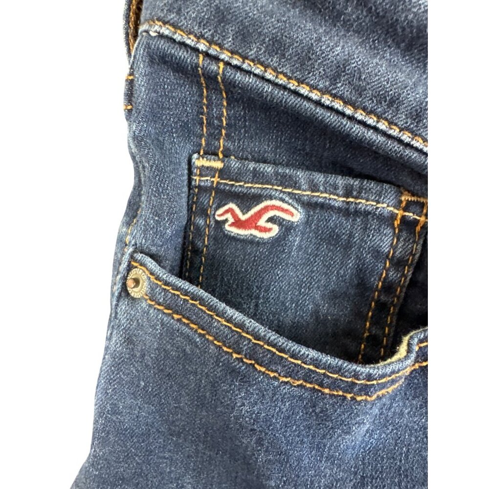 Hollister Womens Skinny Jeans Sz 9L W29 L35 Dark Wash Denim Stretch Cotton Blend - Picture 6 of 11